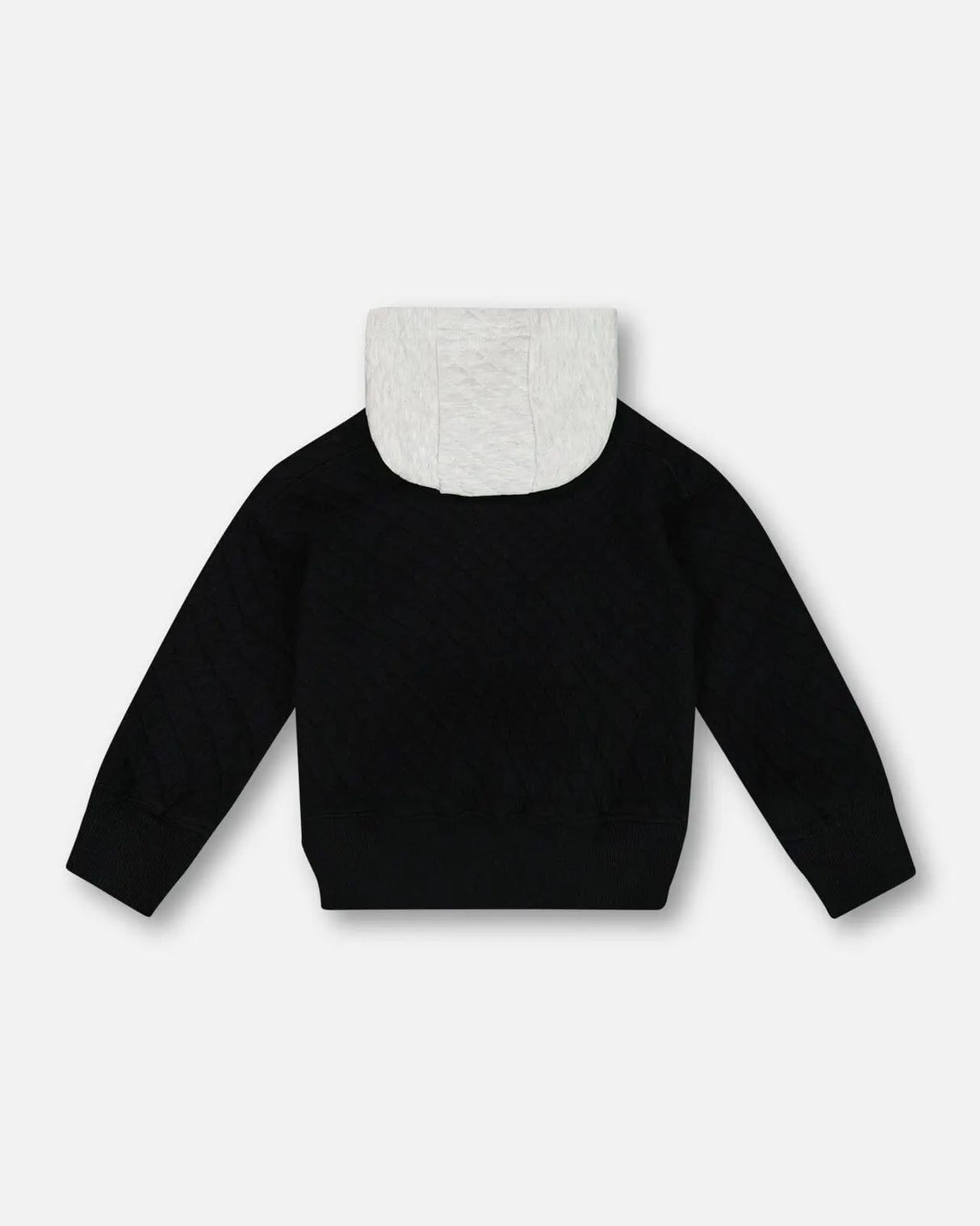 Quilted Half Zip Top Black | Deux par Deux | Jenni Kidz