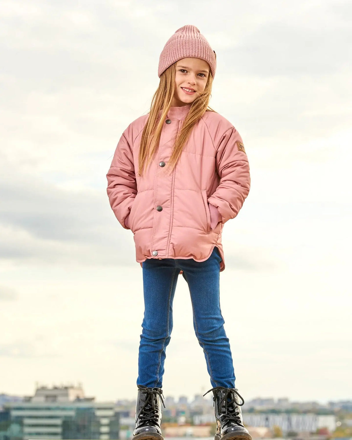 Quilted Jacket Pink | Deux par Deux | Jenni Kidz