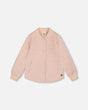 Quilted Long Sleeve Overshirt Light Pink | Deux par Deux | Jenni Kidz