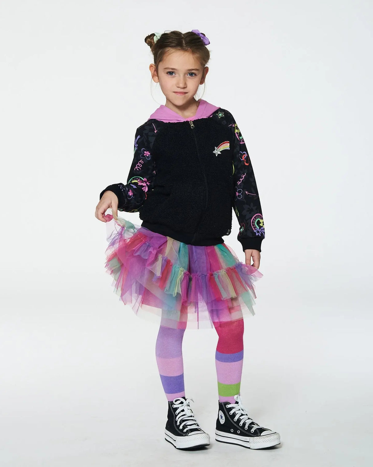 Rainbow Tulle Skirt | Deux par Deux | Jenni Kidz