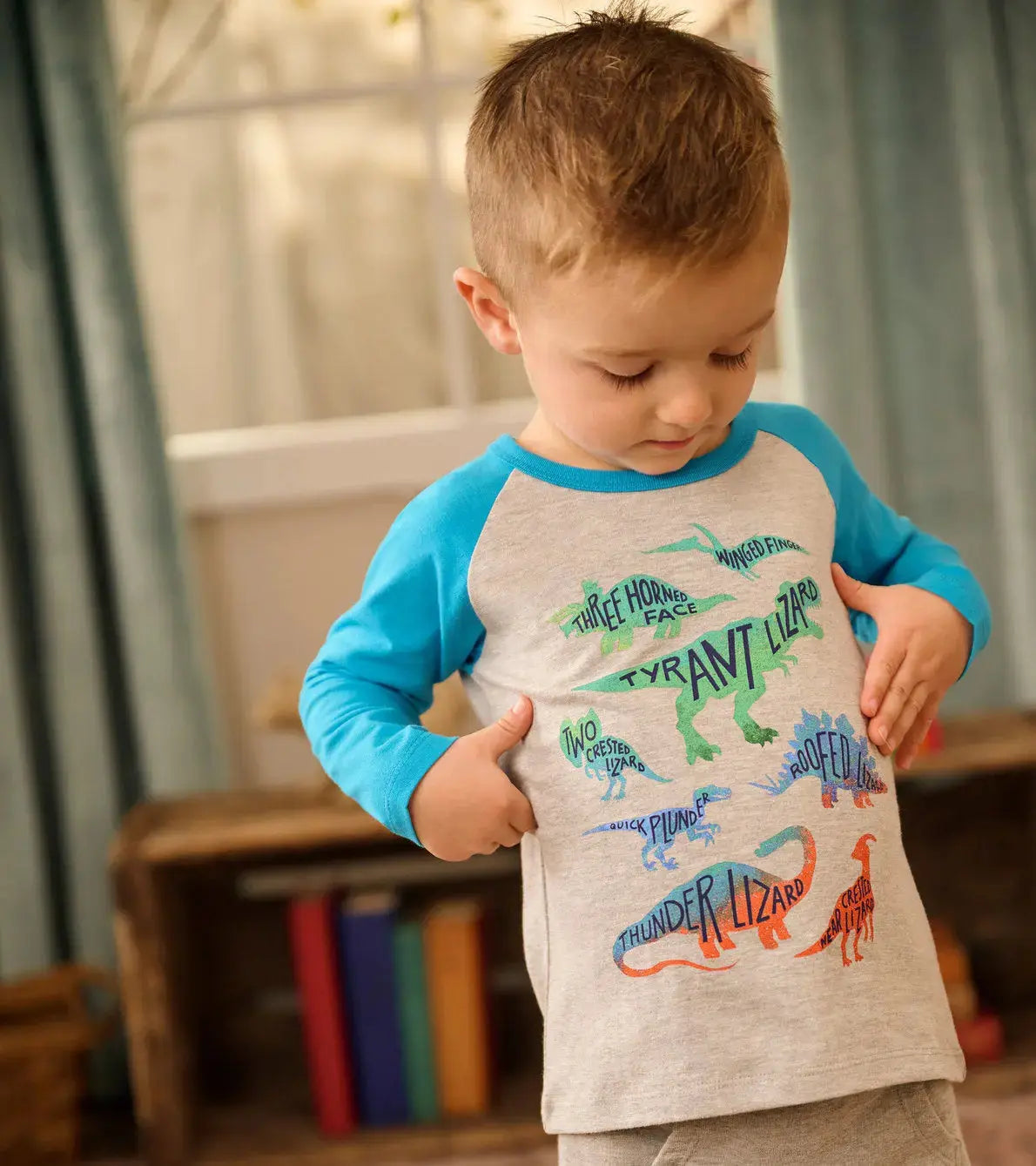 Real Dinos Long Sleeve T-Shirt | Hatley | Hatley | Jenni Kidz