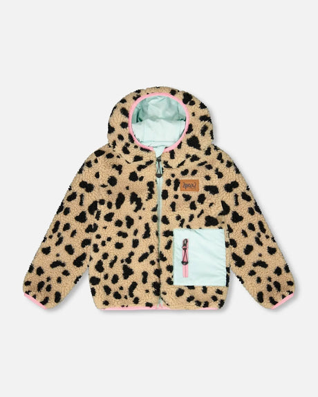 Reversible Mid-Season Jacket Mint Green | Deux par Deux | Jenni Kidz
