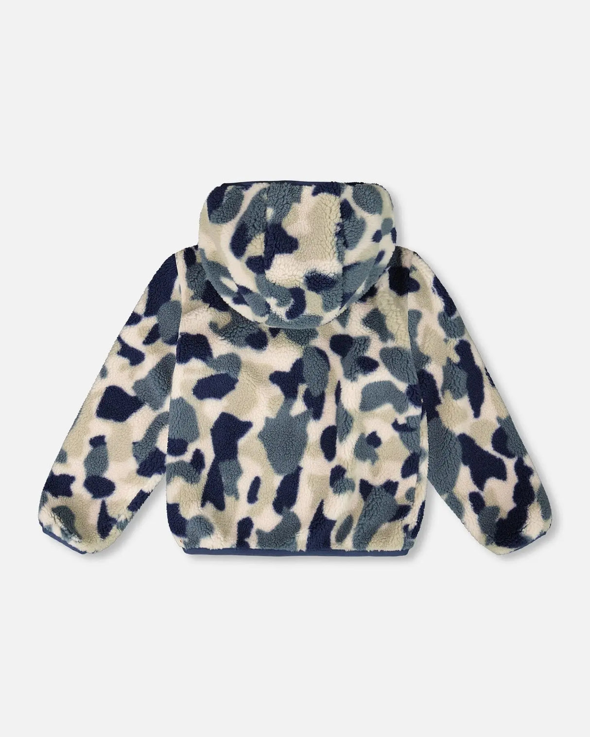 Reversible Mid-Season Jacket Navy Blue | Deux par Deux | Jenni Kidz