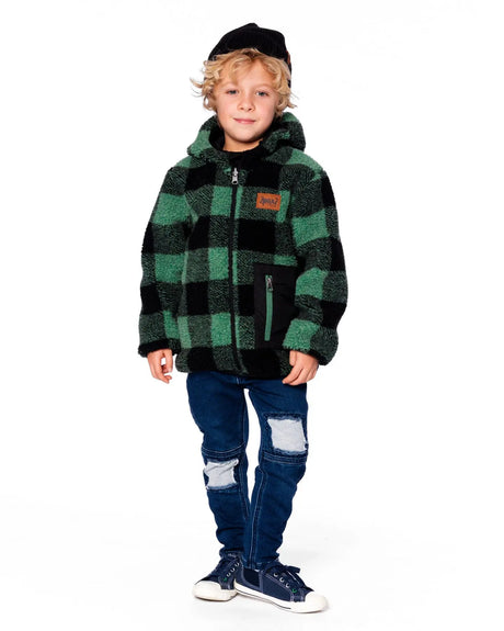 Reversible Mid-Season Jacket Teal | Deux par Deux | Jenni Kidz