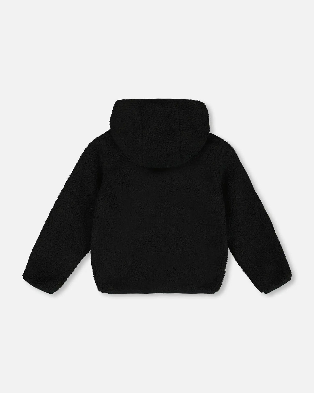 Reversible Sherpa Jacket Black | Deux par Deux | Jenni Kidz