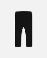 Rib Leggings Black | Deux par Deux | Jenni Kidz