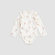 Seahorse On Crème Long-Sleeve Swimsuit | Miles The Label | Miles The Label | Jenni Kidz