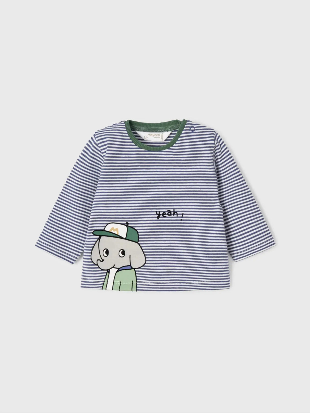 Set of 2- Pieces Baby Cotton Long T-Shirts | Mayoral | Mayoral | Jenni Kidz