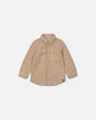 Sherpa Overshirt With Pocket Beige | Deux par Deux | Jenni Kidz