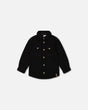 Sherpa Overshirt With Pocket Black | Deux par Deux | Jenni Kidz