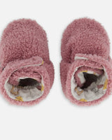 Sherpa Slippers Woodrose | Deux par Deux | Jenni Kidz