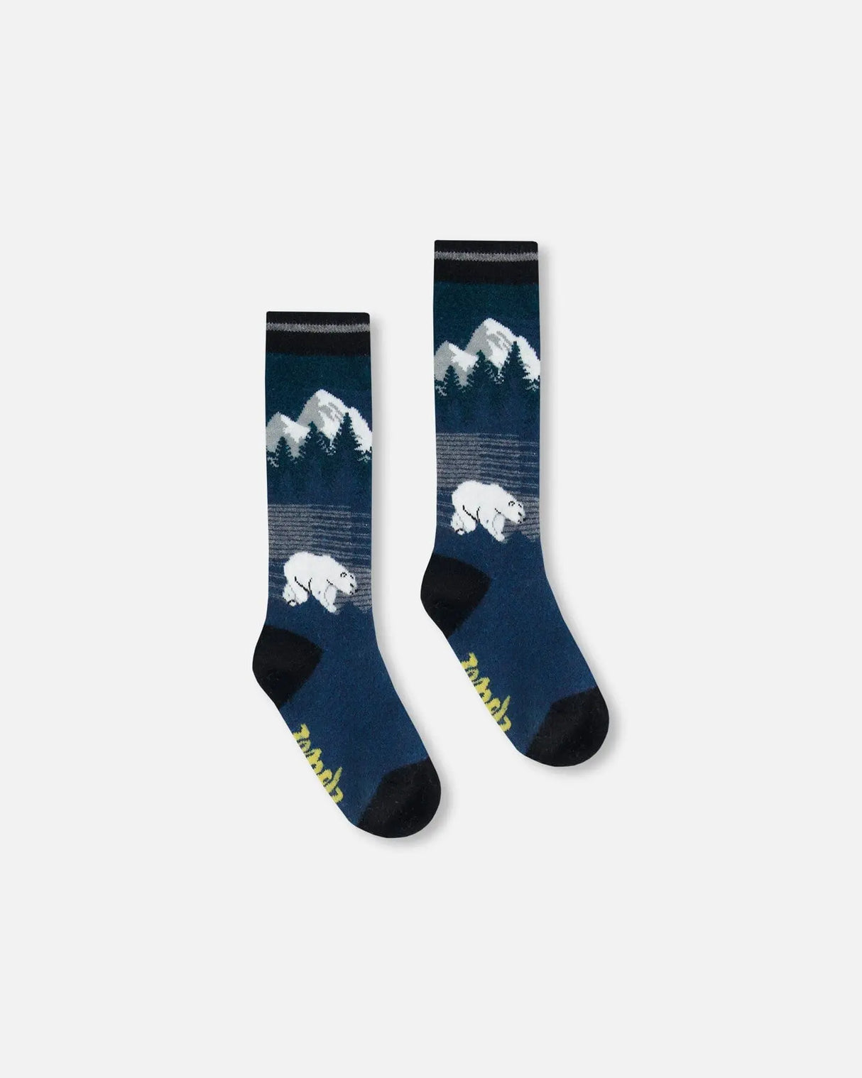 Ski Socks Majolica Blue | Deux par Deux | Jenni Kidz