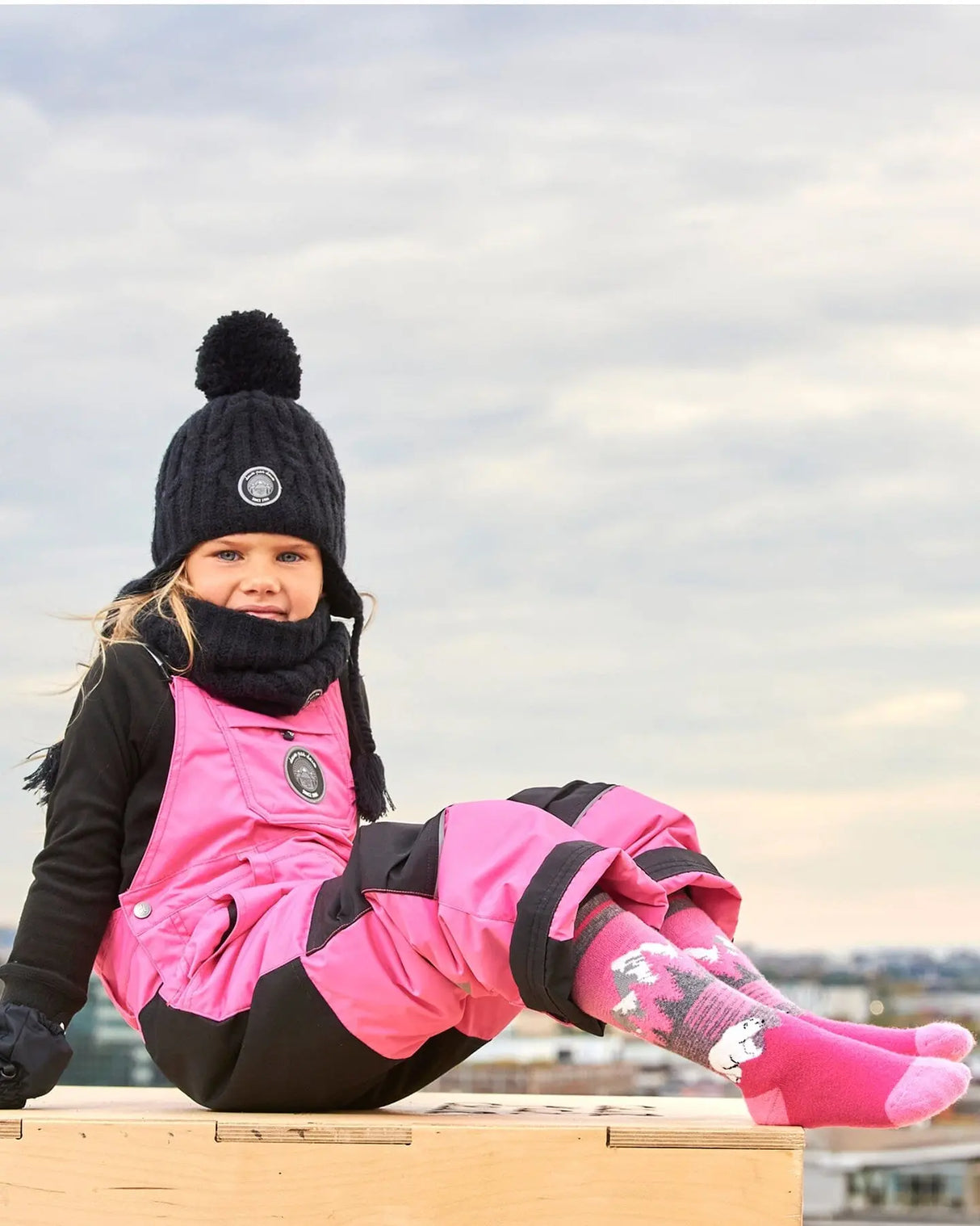 Ski Socks Pink | Deux par Deux | Jenni Kidz