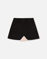 Skort With Contrast Front Light Pink | Deux par Deux | Jenni Kidz