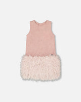 Girls pink feather party dress Canada