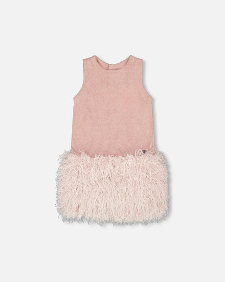 Girls pink feather party dress Canada