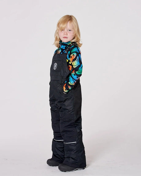 Solid Play Overall Snow Bib Black | Deux par Deux | Jenni Kidz
