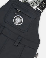 Solid Play Overall Snow Bib Black | Deux par Deux | Jenni Kidz