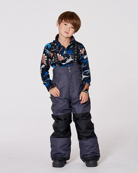 Solid Play Snow Pants Dark Gray | Deux par Deux | Jenni Kidz