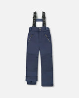 Solid Play Snow Pants Navy Blue | Deux par Deux | Jenni Kidz