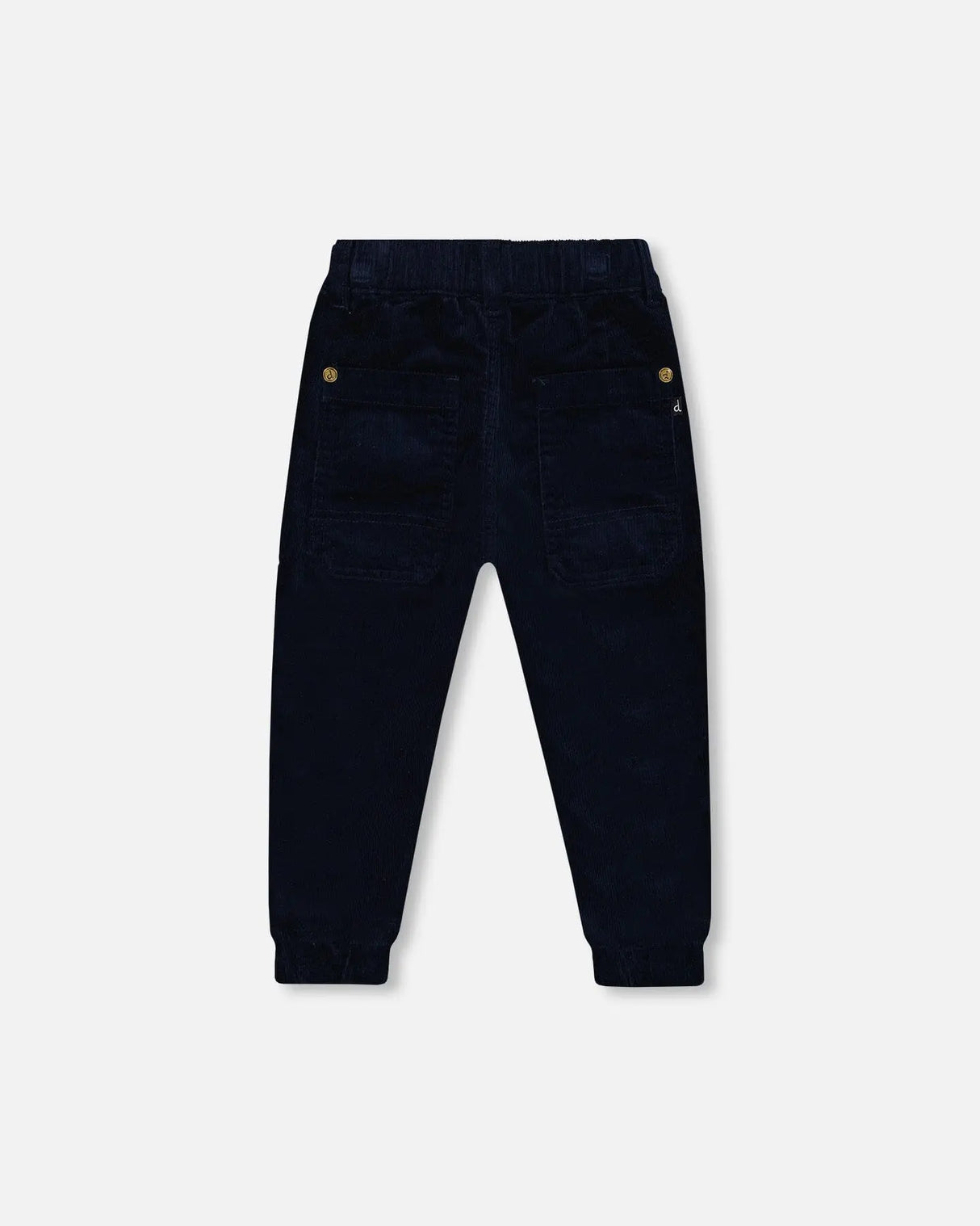 Stretch Corduroy Jogger Pants Navy | Deux par Deux | Jenni Kidz