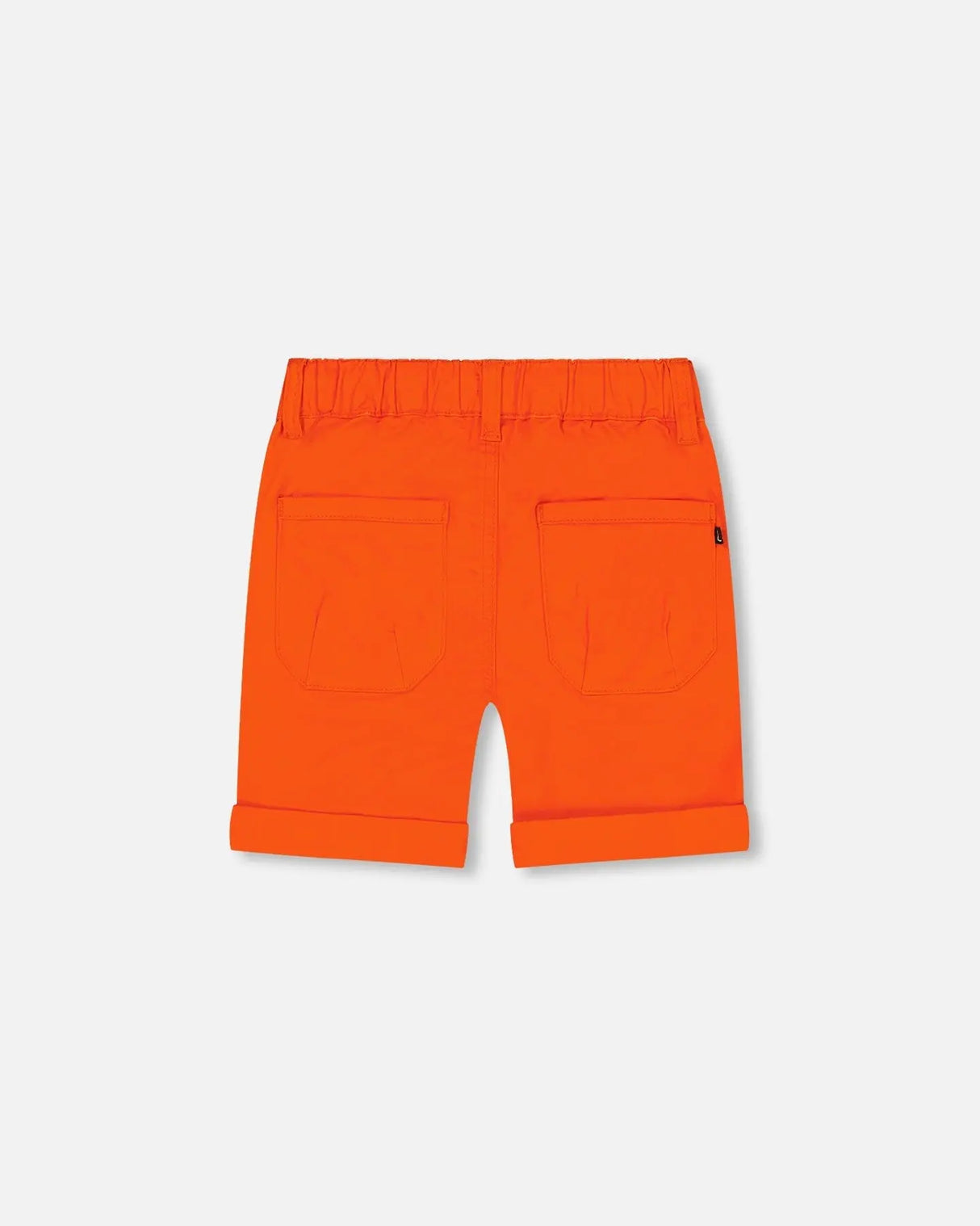 Stretch Twill Short Tangerine | Deux par Deux | Jenni Kidz