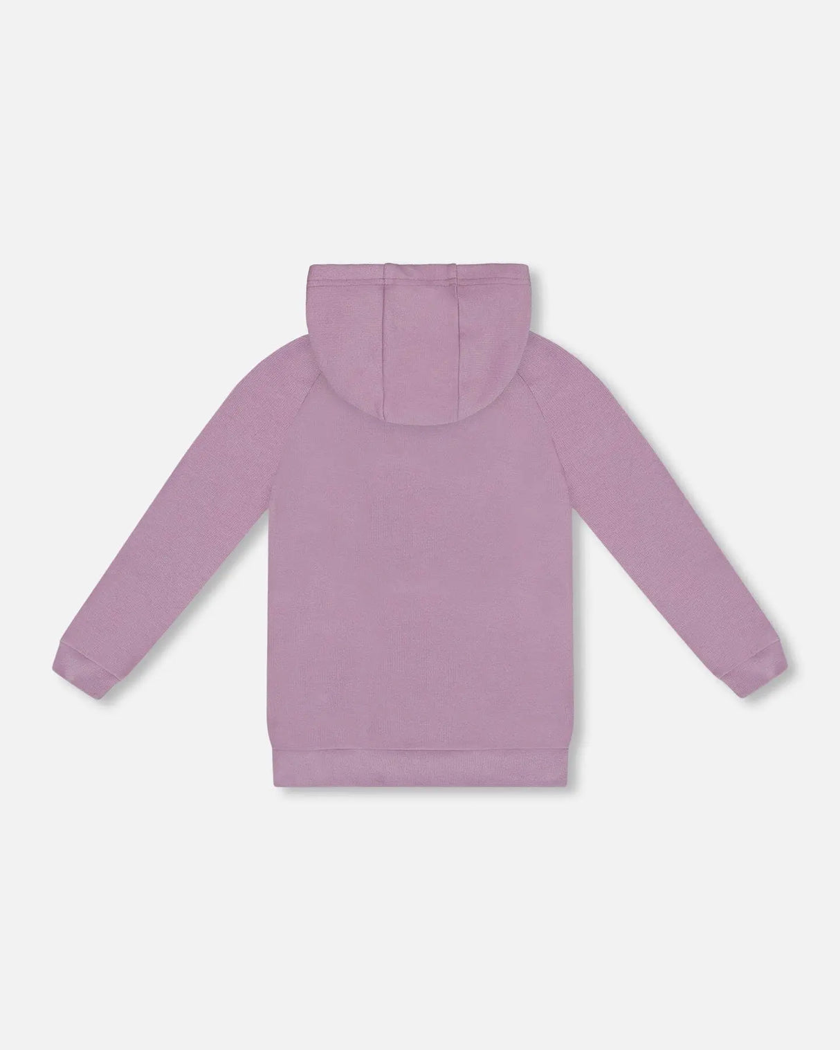 Super Soft Brushed Jersey Hooded Tunic With Appliques Lavender | Deux par Deux | Jenni Kidz