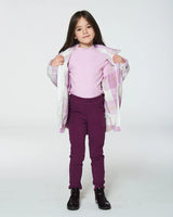 Super Soft Brushed Mock Neck Top Pink Lavender | Deux par Deux | Jenni Kidz