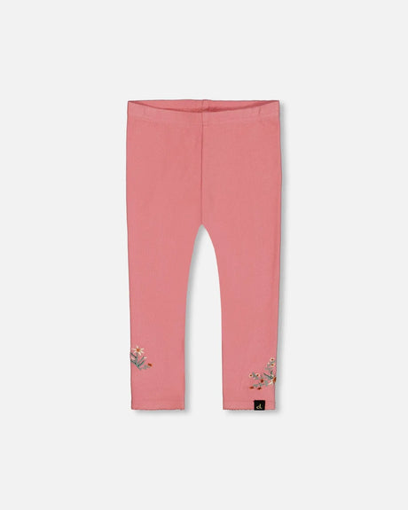 Super Soft Brushed Rib Leggings Light Pink | Deux par Deux | Jenni Kidz