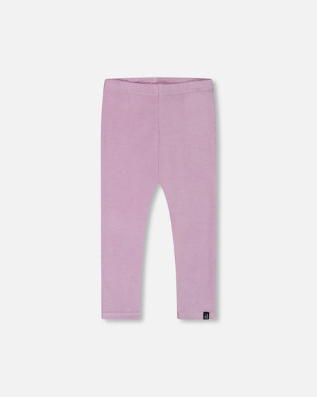 Super Soft Rib Leggings Blue Lilac | Deux par Deux | Jenni Kidz