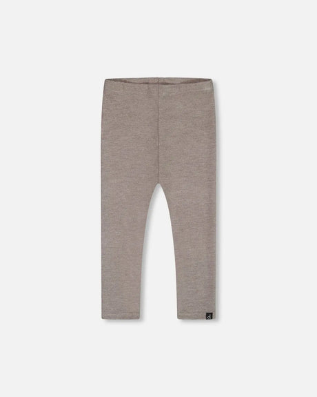 Super Soft Rib Leggings Grey Mix | Deux par Deux | Jenni Kidz