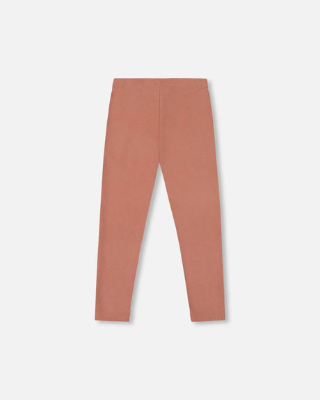 Super Soft Ribbed Leggings Dusty Pink | Deux par Deux | Jenni Kidz