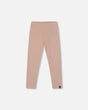 Super Soft Ribbed Leggings Light Caramel | Deux par Deux | Jenni Kidz