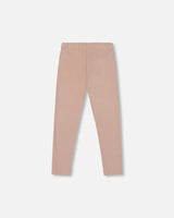 Super Soft Ribbed Leggings Light Caramel | Deux par Deux | Jenni Kidz
