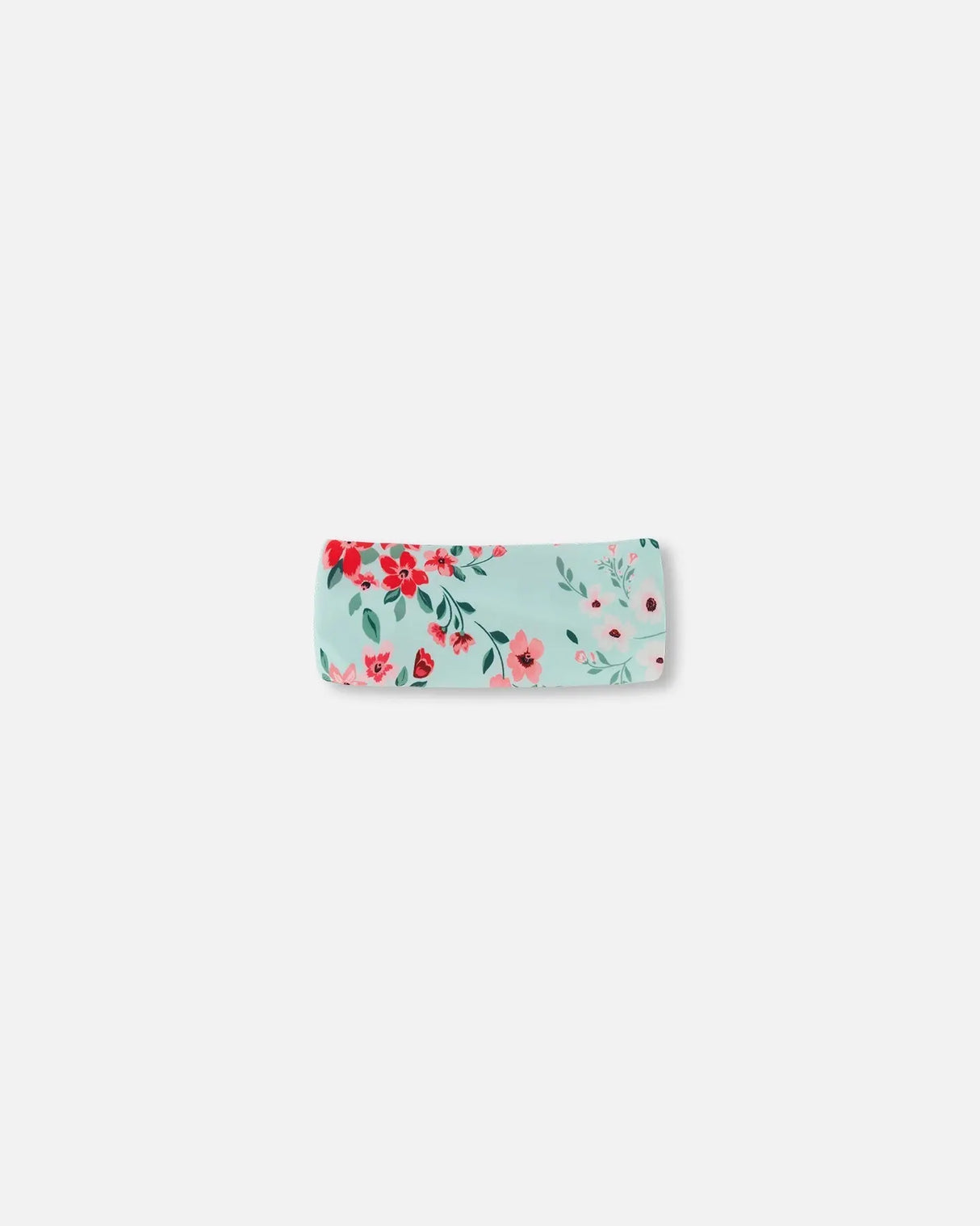 Swimwear Headband Light Blue Flower Print | Deux par Deux | Jenni Kidz