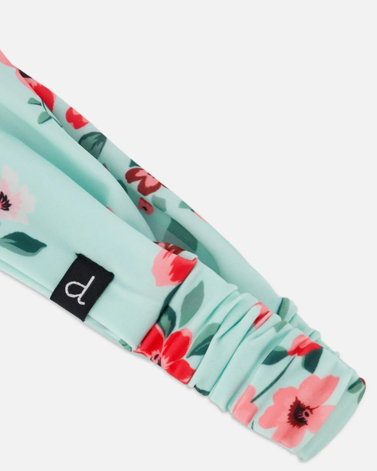 Swimwear Headband Light Blue Flower Print | Deux par Deux | Jenni Kidz