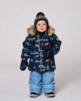 Two-Piece Baby Play Snowsuit Blue Gray | Deux par Deux | Jenni Kidz