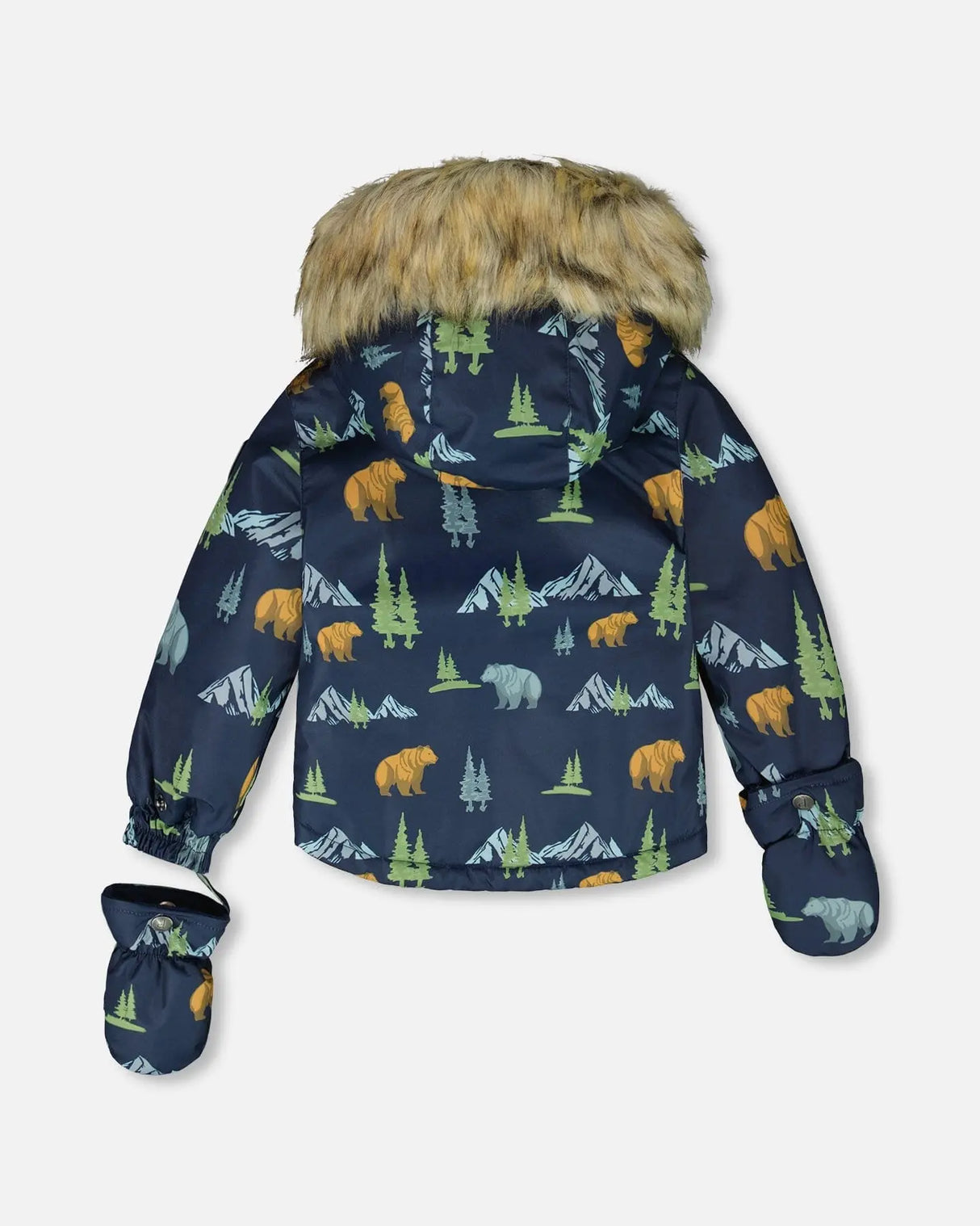 Two-Piece Baby Play Snowsuit Blue Gray | Deux par Deux | Jenni Kidz