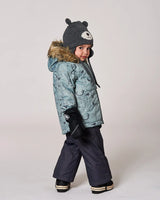 Two-Piece Baby Play Snowsuit With Printed Jacket Sage Green | Deux par Deux | Jenni Kidz