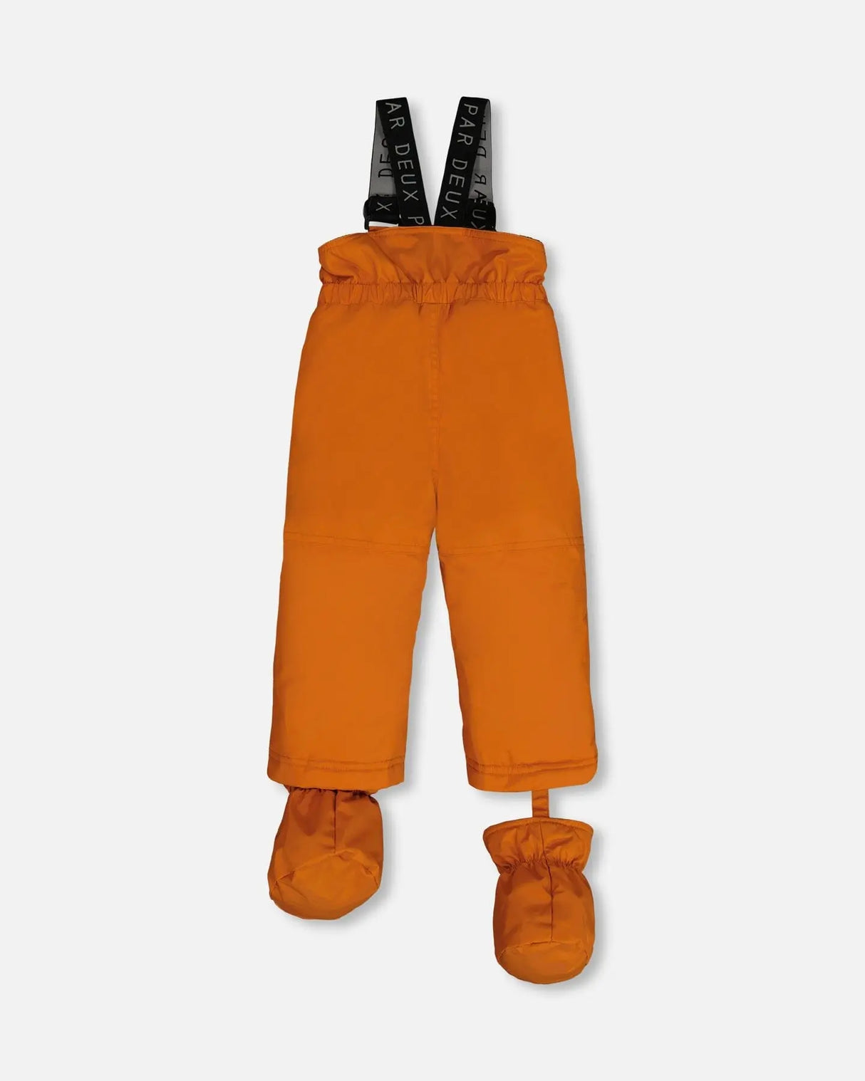 Two Piece Baby Snowsuit Burnt Orange With Printed Animal And Glaciers | Deux par Deux | Jenni Kidz