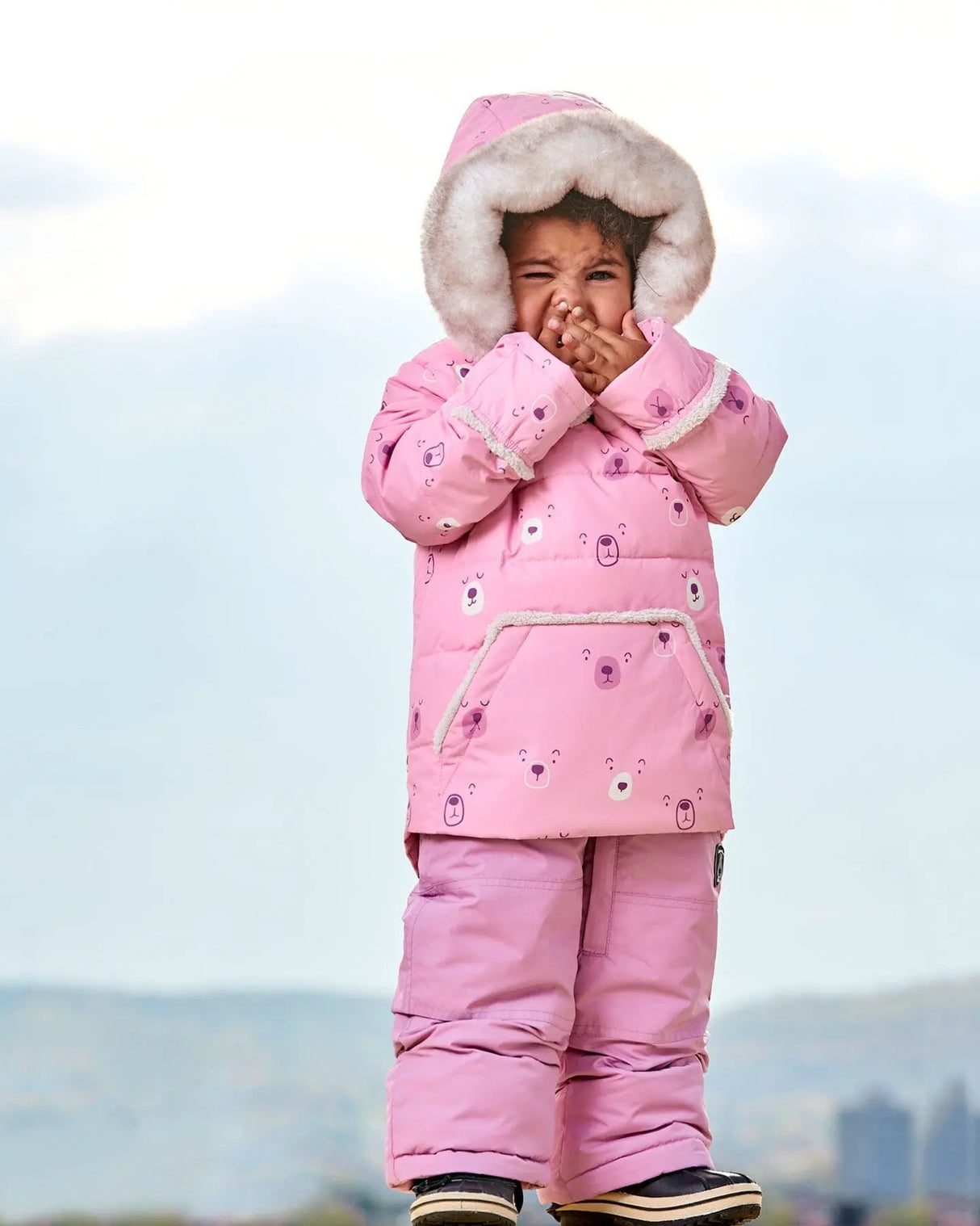 Two Piece Baby Snowsuit Orchid | Deux par Deux | Jenni Kidz