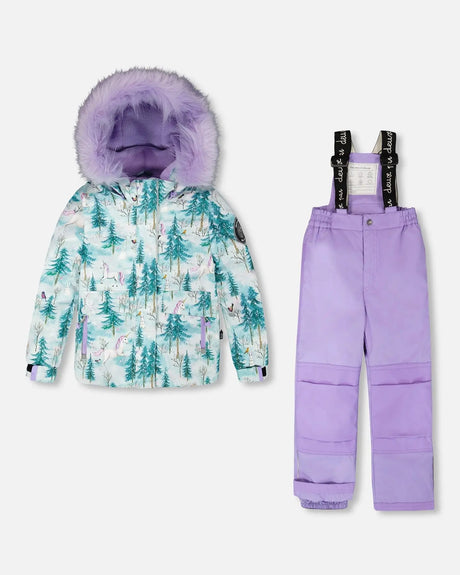 Two-Piece Discover Snowsuit Lavender | Deux par Deux | Jenni Kidz