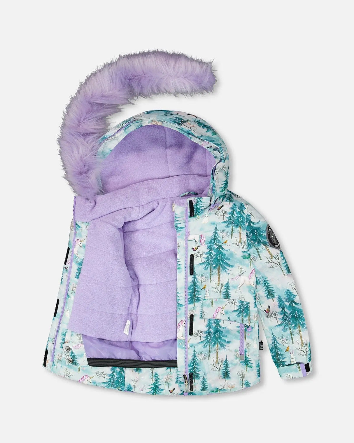 Two-Piece Discover Snowsuit Lavender | Deux par Deux | Jenni Kidz