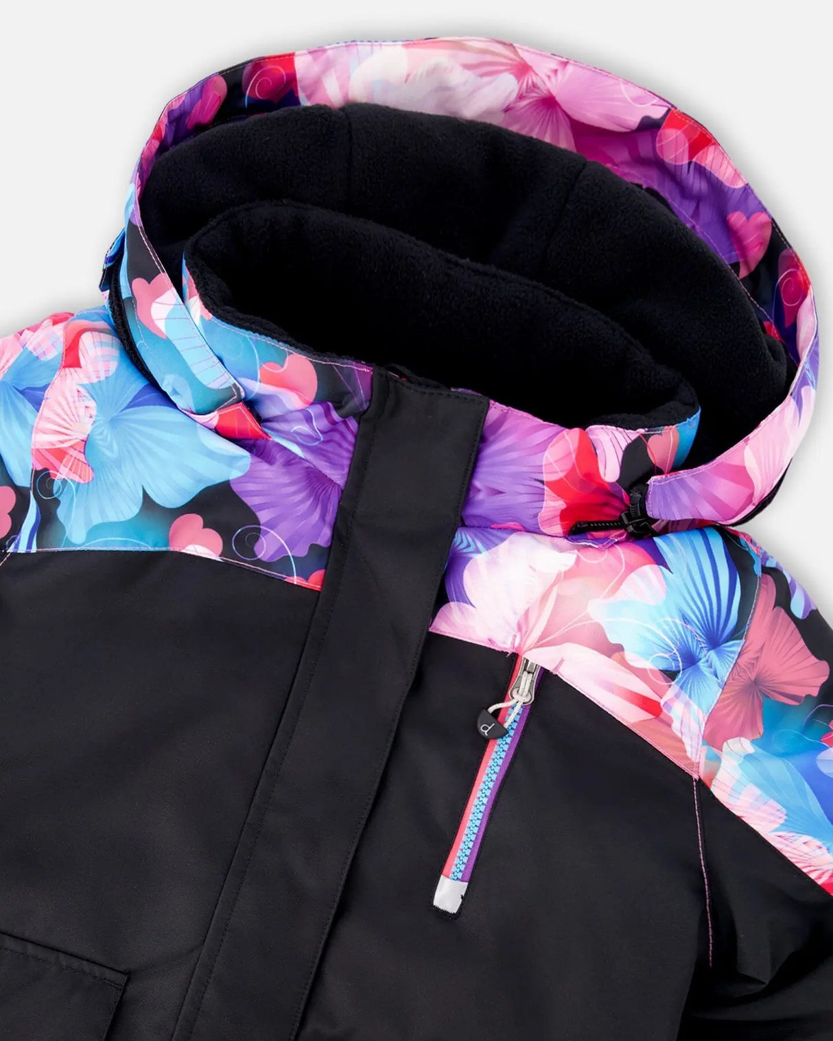 Two-Piece Play Snowsuit Black Butterfly Print | Deux par Deux | Jenni Kidz