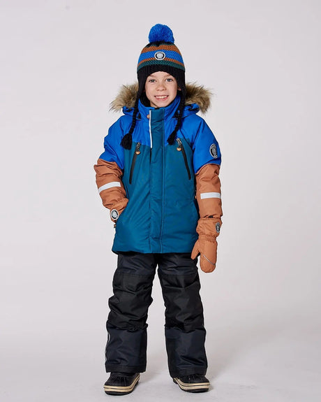 Two-Piece Play Snowsuit Black | Deux par Deux | Jenni Kidz