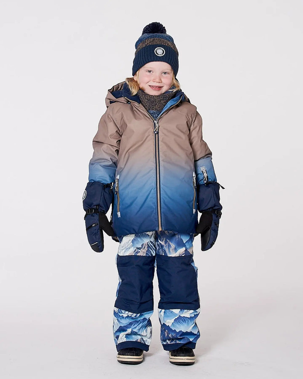 Two-Piece Play Snowsuit Blue Mountains | Deux par Deux | Jenni Kidz