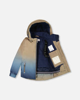 Two-Piece Play Snowsuit Blue Mountains | Deux par Deux | Jenni Kidz