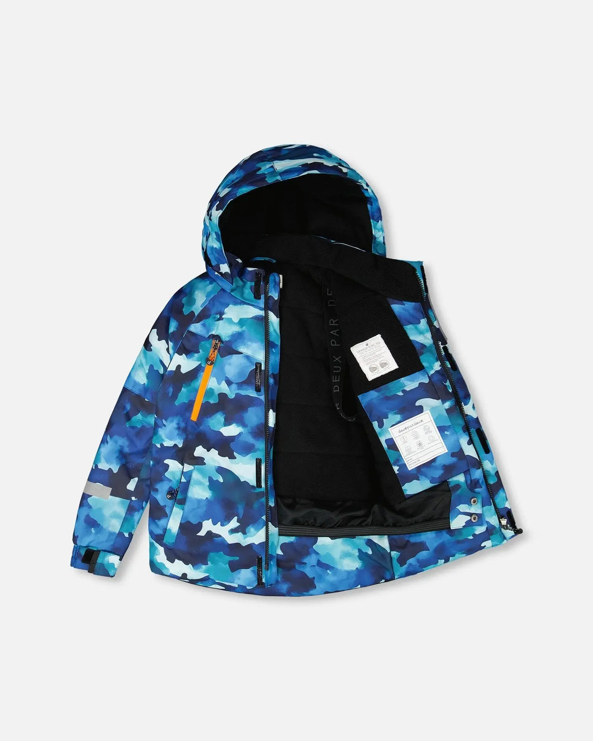 Two-Piece Play Snowsuit Bright Orange | Deux par Deux | Jenni Kidz