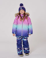 Two-Piece Play Snowsuit Purple Mountain Print | Deux par Deux | Jenni Kidz