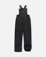 Two-Piece Play Snowsuit With Allover Print Jacket And Solid Pant Black | Deux par Deux | Jenni Kidz
